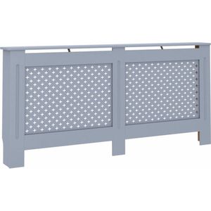 vidaXL Radiatorombouw 172x19x81 cm MDF antraciet