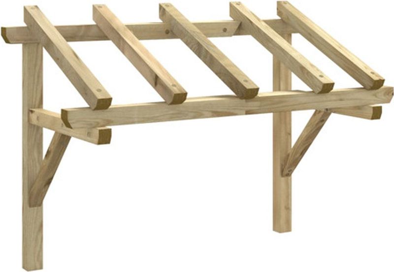 Haba - Deurluifel - Groen Geïmpregneerd Grenenhout - Rotbestendig