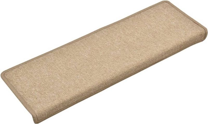 vidaXL Trapmatten - Taupe - 100% Polypropyleen - 15 Stuks