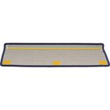 Trapmatten - Blauw - 100% Polypropyleen - Set van 15