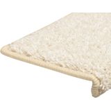 vidaXL Trapmatten - Wit - 15 Stuks - 100% Getuft PP