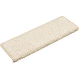 vidaXL Trapmatten - Wit - 15 Stuks - 100% Getuft PP