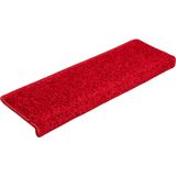 vidaXL Trapmatten - Rood - 15 Stuks - 100% Getuft PP