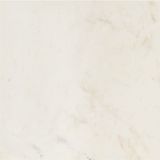 VidaXL Salontafel 60x60x35 cm Echt Steen - Marmeren Textuur - Wit
