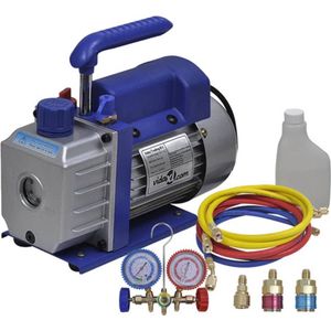 Vacuümpomp - 2-voudige Manometerset - Professioneel Gebruik - Aluminium - Voor Koel- en Airconditioningsystemen