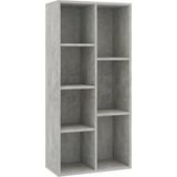 vidaXL-Boekenkast-50x25x106-cm-spaanplaat-betongrijs