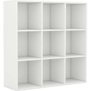 vidaXL-Boekenkast-98x30x98-cm-spaanplaat-wit