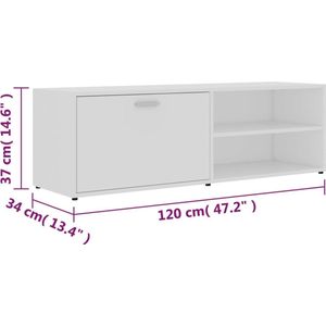 vidaXL-Tv-meubel-120x34x37-cm-bewerkt-hout-wit