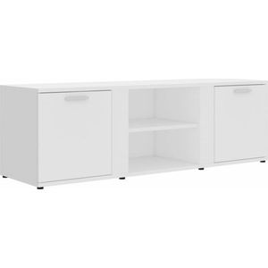 VidaXL-Tv-meubel-120x34x37-cm-bewerkt-hout-wit