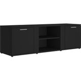 vidaXL-Tv-meubel-120x34x37-cm-bewerkt-hout-zwart