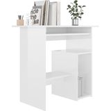 vidaXL-Bureau-80x45x74-cm-spaanplaat-hoogglans-wit