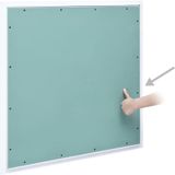 vidaXL - Toegangspaneel - met - aluminium - frame - en - gipsplaat - 600x600 - mm