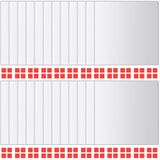 vidaXL 48-tlg. Spiegelfliesen-Set Quadratisch Glas