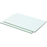 Vidaxl - Regalböden 2 Stk. Glas Transparent 50x25 cm