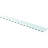 Regalböden 2 Stk. Glas Transparent 110x15 cm vidaXL