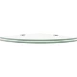Vidaxl - Eckregale 2 Stk. mit Verchromten Halterungen Glas Transparent