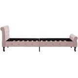 vidaXL-Bedframe-fluweel-roze-90x200-cm