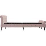 VidaXL Bedframe Fluweel Roze 180x200 cm