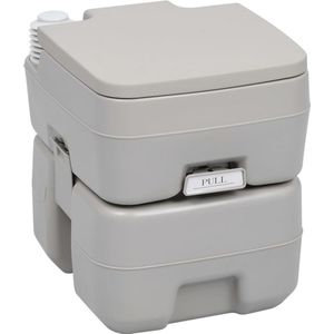 vidaXL-Kampeertoilet-draagbaar-20-+-10-L-grijs