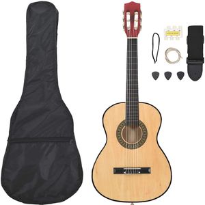 vidaXL 8-tlg. Klassikgitarren-Set für Anfänger 3/4 36