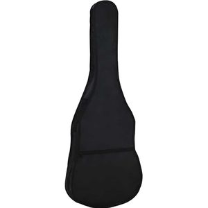 vidaXL Gitaartas voor 3/4 klassieke gitaar 94x35 cm stof zwart