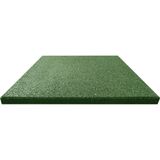 VidaXL-Valtegels-12-st-50x50x3-cm-rubber-groen