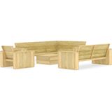 Vidaxl - 4-tlg. Garten-Lounge-Set Kiefernholz Imprägniert