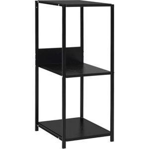 Vidaxl - Kleines Bücherregal Schwarz 33,5x39,6x79,7 cm Holzwerkstoff