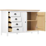 vidaXL-Dressoir-Hill-79x40x80-cm-massief-grenenhout-wit