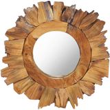 Vidaxl - Wandspiegel 40 cm Teak Rund