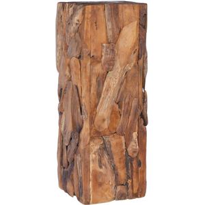 vidaXL Beistelltisch 30x30x80 cm Massivholz Teak