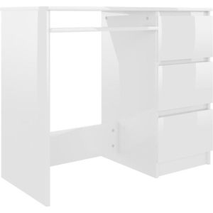 VidaXL-Bureau-90x45x76-cm-spaanplaat-hoogglans-wit