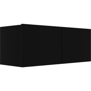 vidaXL-Tv-meubel-80x30x30-cm-bewerkt-hout-zwart