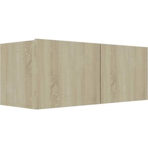 vidaXL-Tv-meubel-80x30x30-cm-bewerkt-hout-sonoma-eikenkleurig