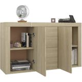 Vidaxl - Sideboard Sonoma-Eiche 120x36x69 cm Holzwerkstoff