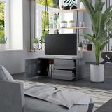 vidaXL-Tv-meubel-80x34x36-cm-spaanplaat-hoogglans-grijs