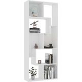 VidaXL Boekenkast 67x24x161 cm - Bewerkt Hout Wit