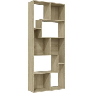 VidaXL Boekenkast 67x24x161 cm - Spaanplaat Sonoma Eikenkleurig