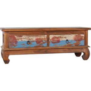 TV-Schrank 110x35x40 cm Teak Altholz Vidaxl