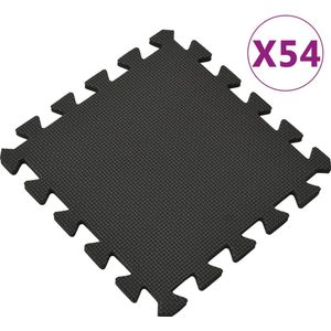 VidaXL-54x-Vloermatten-4,86-㎡-EVA-schuim-zwart