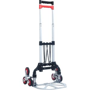 Vidaxl - Treppen-Transportwagen Klappbar 70 kg Aluminium Silbern
