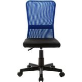 vidaXL-Kantoorstoel-44x52x100-cm-mesh-stof-zwart-en-blauw