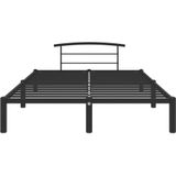 VidaXL Bedframe Metaal Zwart 160x200 cm