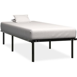 vidaXL Bettgestell Schwarz Metall 90×200 cm