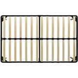 Bettgestell Schwarz Metall 140×200 cm Vidaxl