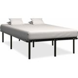 VidaXL Bedframe Metaal Zwart 140x200 cm