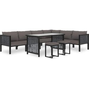 vidaXL-9-delige-Loungeset-met-kussens-poly-rattan-antraciet