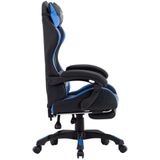 vidaXL-Racestoel-met-voetensteun-kunstleer-blauw-en-zwart