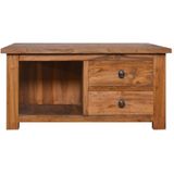 vidaXL Couchtisch 68x68x33 cm Teak Massivholz