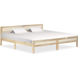 VidaXL Bedframe Massief Mangohout 200 cm